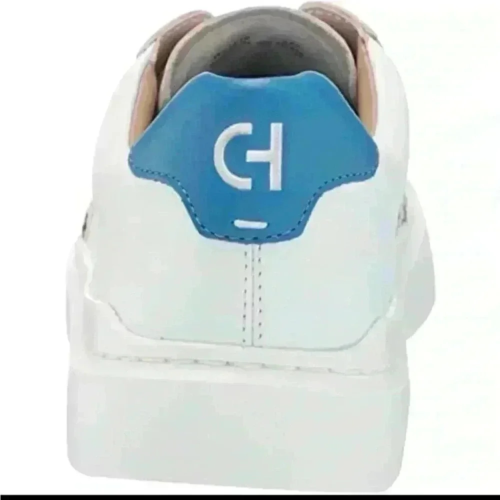 Cole Haan Women's Grandpro Rally Court Sneaker Size 5 B  W21916 White/Zebra/Blue - Picture 5 of 12